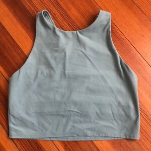 Athleta Conscious Crop Bra - size small - light teal